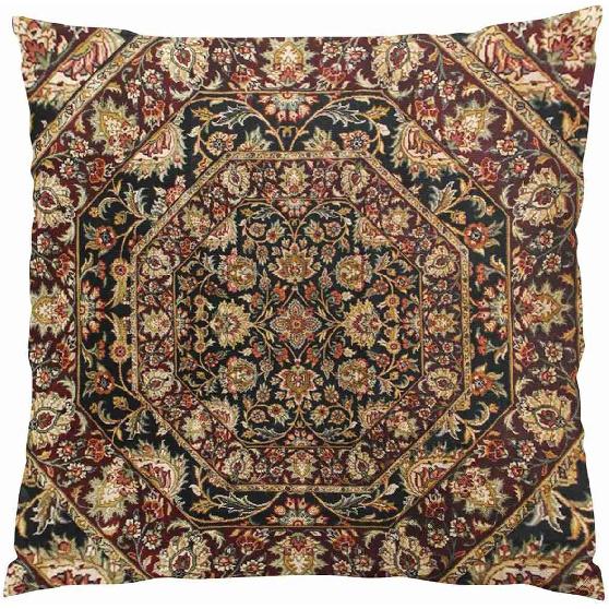 Милый этнический гобелен Коричневые оттенки Скрытая молния Домашний диван Декоративная наволочка для подушки Чехол для подушки Квадратный 20X20 дюймов Двусторонний дизайн с принтом