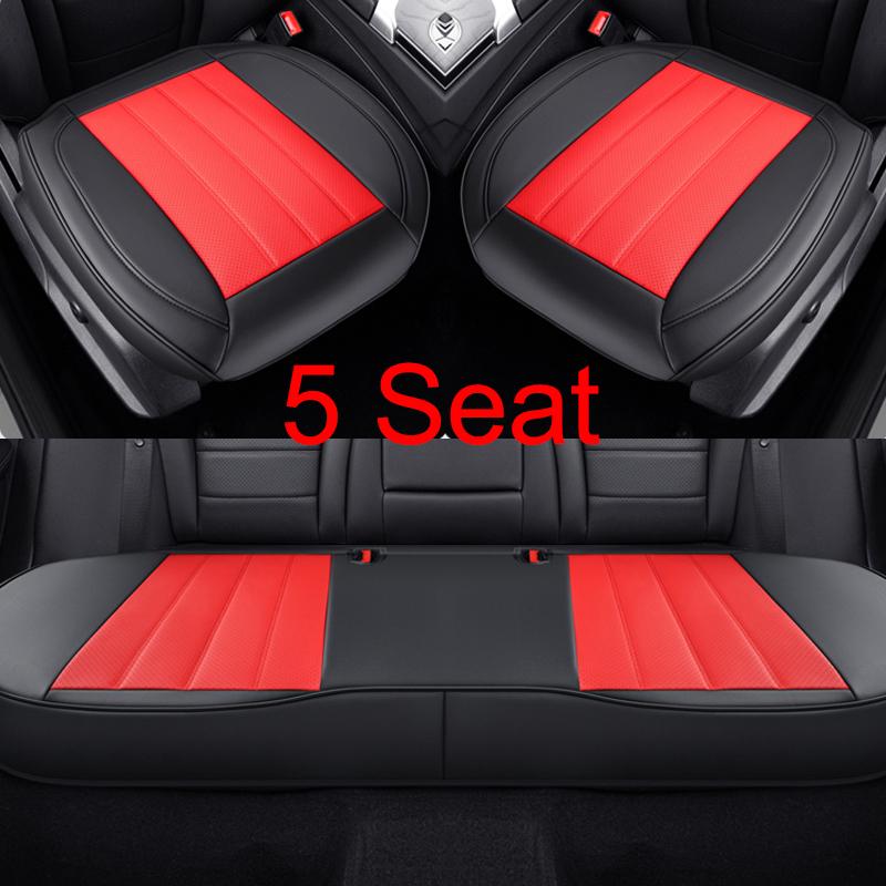 Чехол на сиденье автомобиля из искусственной кожи с полным покрытием для Geely Geometry C Atlas Coolray Emgrand EC7 Tugella Auto Accessories