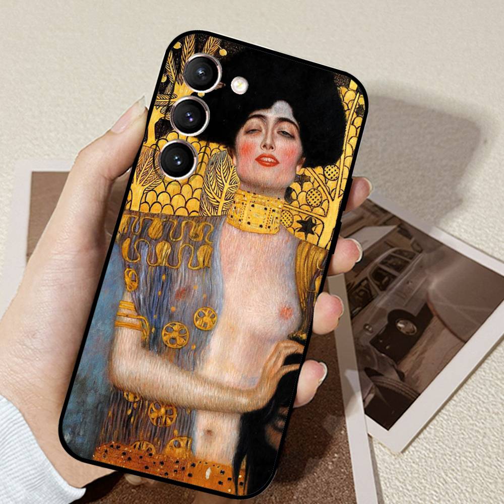 Чехол для телефона «Поцелуй» Густава Климта для Samsung Galaxy S21 S22 S23 S24ULTRA S25ULTRA FE Ultra Plus5G A52S S26 Мягкий чехол