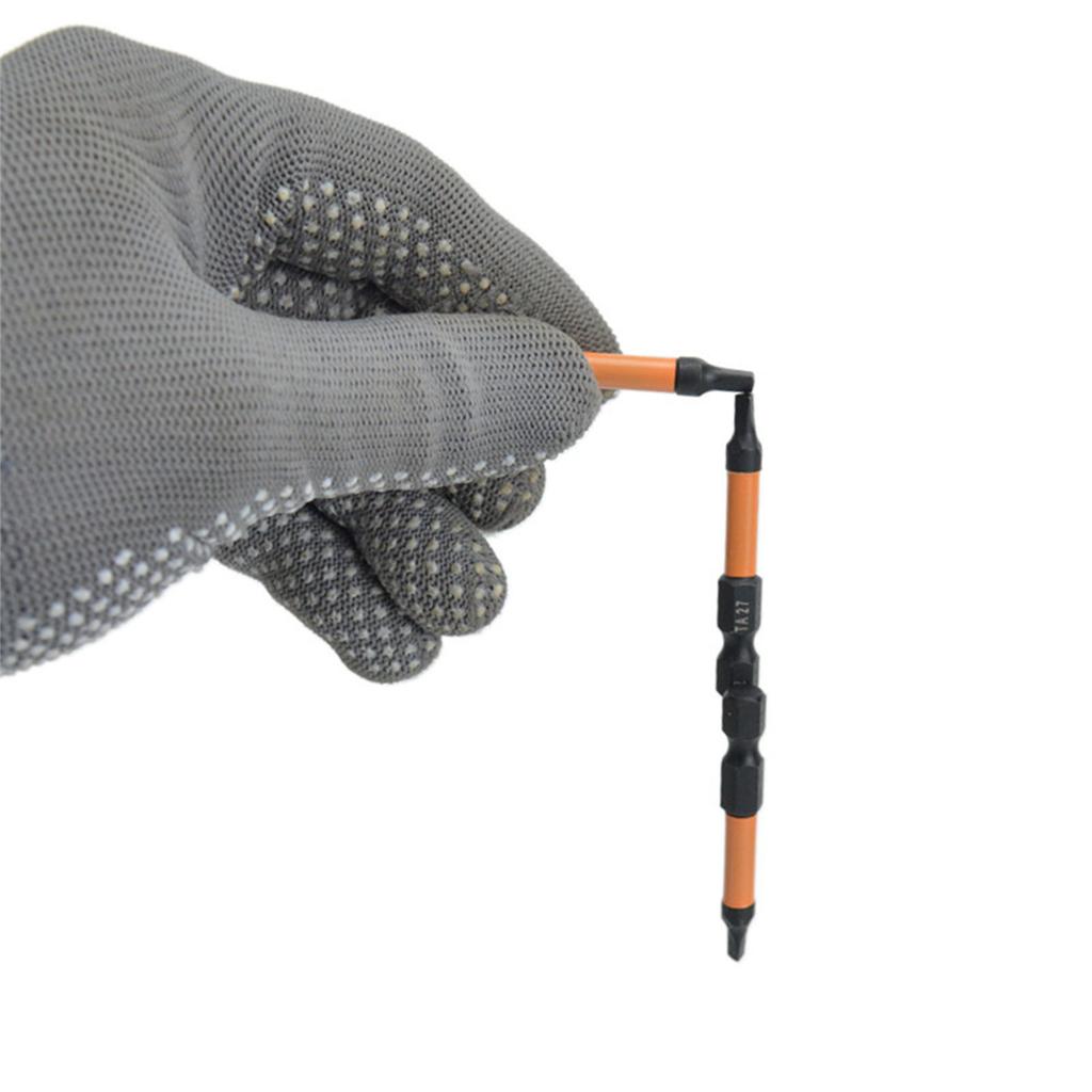 10 Pieces Ergonomic Screwdriver Triangular Bit NonSlip Design for Accurate Operation Suitable for Multiple Uses