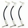 KM Sound CANARE GS-6 Patch Cables, L-L Plug, 15cm, Set of 3 (15cm)