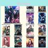 Высококачественный настенный свиток по аниме Kimetsu No Yaiba с динамичными персонажами Истребителей Демонов