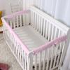 3Pcs Baby Bed Rail Easy Installation Guard Rail Cover Soft Edge Crib Bumpers Pads for Baby Infant Toddler