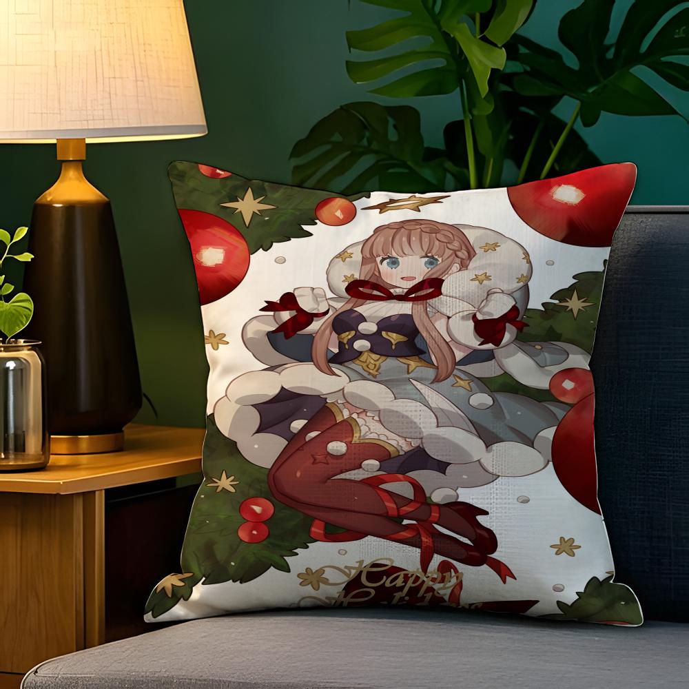 Beautiful illustrations in cartoon books Pillow Case Natural Linen Pillow Case DoubleSided Decor Sofa Pillowcase Home Decor