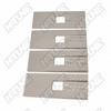 Universal Leaf Spring Caster Wedge Correction Kits No Slip 1 Degree / 2 Degree / 3 Degree / 4 Degree