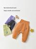 Baby High-Waisted PP Pants - Comfortable Spring/Autumn Wear, No Belly Binding, Cold Protection, Free Movement Learning Pants