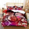 Anime Demon Slayer Bedding Set Japanese Cartoon Bed Linen 200x220 Teens Girls Twin Single Queen King Full Duvet Cover Sets