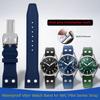 20 мм 21 мм 22 мм высококачественный ремешок из каучука FKM для часов IWC Big Pilots Little Prince Mark 18 20 TOP GUN с заклепками