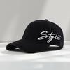 New Street Wind Side Letter Embroidery Baseball Cap Female Versatile Cap Male Couple Trendy Brand