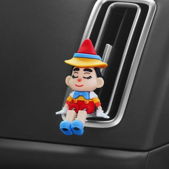 Yousheng Трясущийся ножками человечек Декор приборной панели автомобиля Креативная настольная фигурка Гипнотическая качающаяся нога Игрушка Подарок для любителей украшения автомобиля