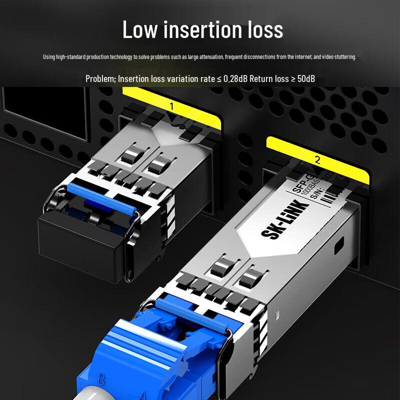 SK-LINK LC-SC Single-Mode Fiber Optic Patch Cable