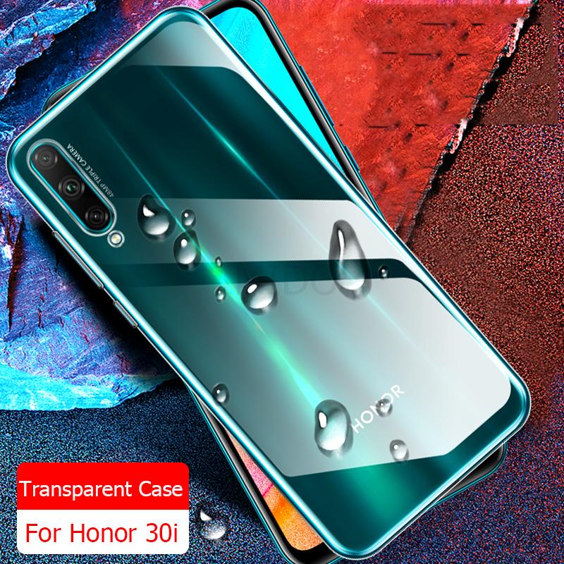 Чехол для Huawei Honor 30i, тонкий, мягкий, прозрачный, прозрачный, из ТПУ, чехлы для телефонов Honor 30i Honor30i Honor 30 i, чехол