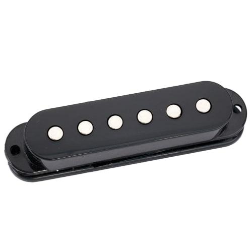 Musiclily Basic 50mm Ceramic Single Pickup Neck for Stratocaster Electric Guitar, Black