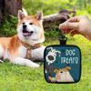 Zipper Closure Dog Treat Pouch Transparent Window Pet Snack Bag Pet Feeding Bag  Pet Training
