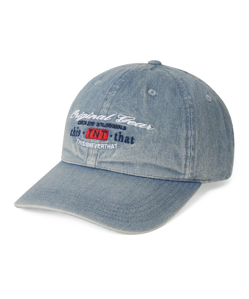 THISISNEVERTHAT Оригинальная джинсовая кепка Gear Выстиранный синий