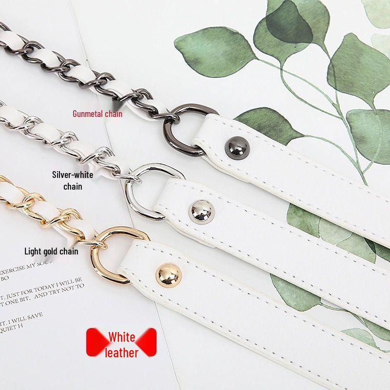 Женский кожаный ремешок кроссбоди - Универсальная, прочная металлическая цепочка, устойчивая к выцветанию, продается отдельно.