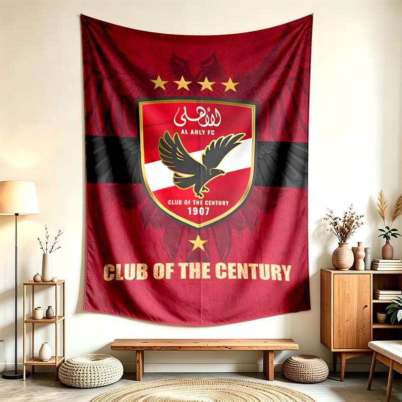 Al ahly (1) Tapestry Suitable For Decorating Homes Dorms And Bedrooms Soft To The Touch And A Perfect Gift For Friends And Family