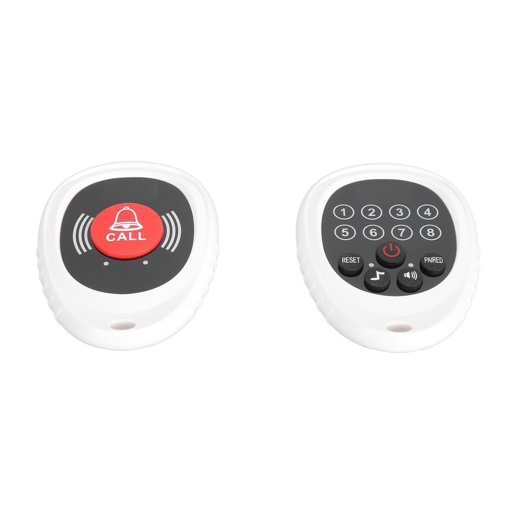 Wireless Caregiver Pager Call Button Professional Re able 3280.8ft Range Nurse Call System for Elderly Patient Monitoring SOS Alarm System