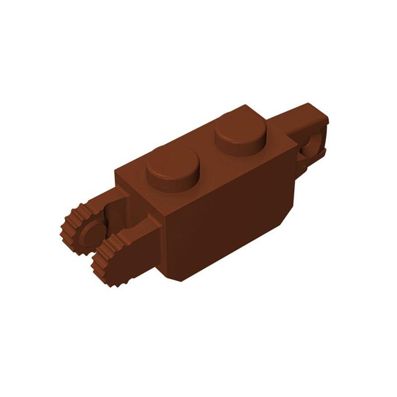 Нетоксичные Moc 10 шт. 30386 Шарнир 1x2 Блоки для сборки с фиксацией и пальцевыми кирпичиками Частицы Пазл Идеи Игрушки Детский День Рождения Подарки для Детей