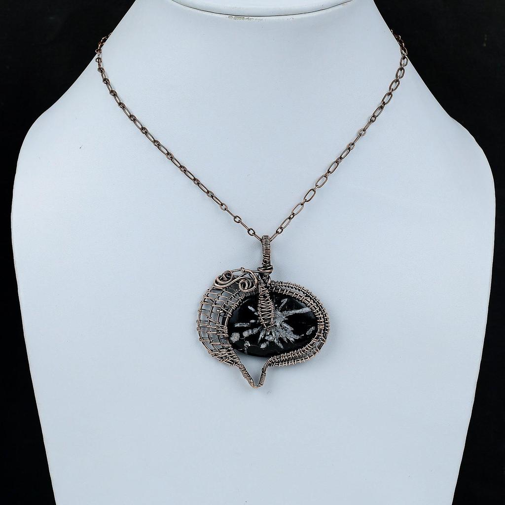 Кулон с хризантемой, кулон с драгоценным камнем, кулон с медной проволокой, ювелирные изделия с хризантемой, кулон ручной работы, медная проволока, ювелирные изделия для подарка