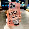 Модный чехол Labubu's Cool and Cute Fashion для серий Oppo/Realme. Oppo A12, A1 Pro, A16K, Reno6 Lite, A3x, A32, A58, A17, Realme 7i, 9i, V23, C15...