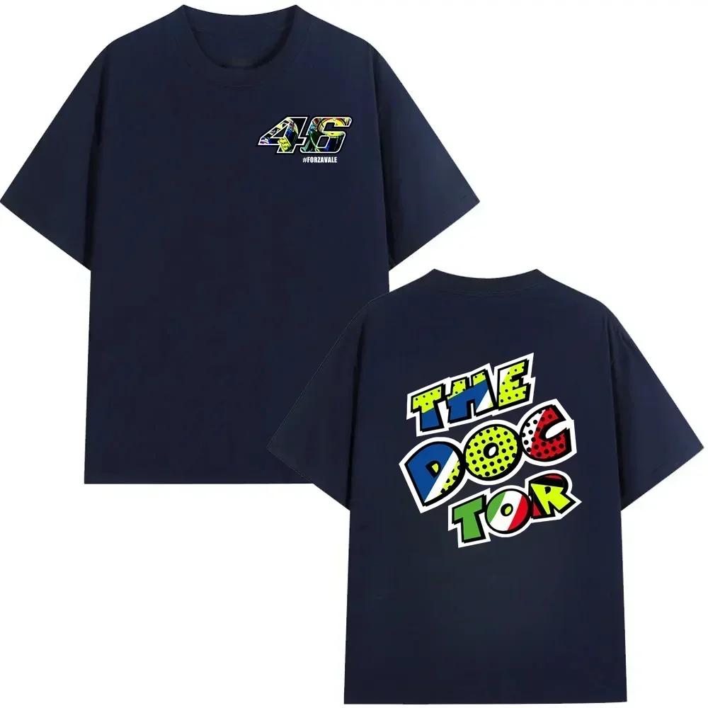 Unisex T Shirt Casual Moto GP The Doctor Motorcycle Race Sportor Rossi Tshirt 2026 Summer Short Sleeves Top pure Cotton Cool Tee