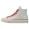Chuck Taylor All Star 1970s Кожаные Универсальные Высокие Кеды из Канваса Унисекс Белые