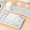 Fruit Dryer Tray Rectangle Plastic Dish Drainer Hot Dish Racks  Kitchen Organizer