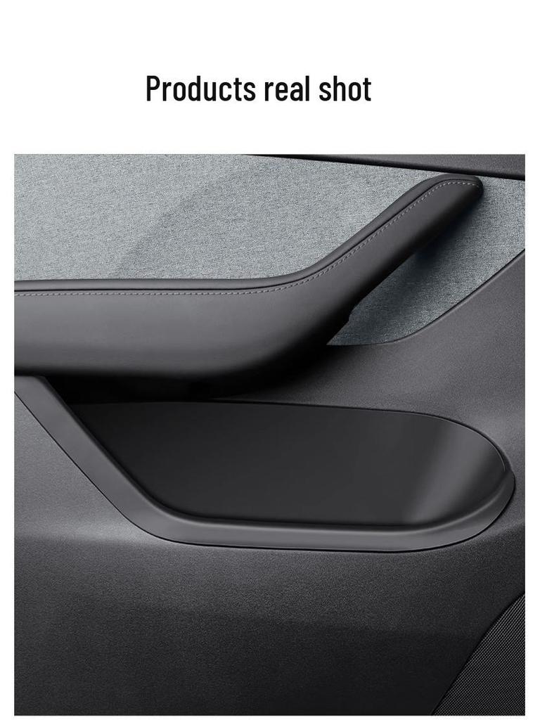 Обновленная Tesla Model Y - Декоративный аксессуар: Коврик-органайзер для слотов в дверных карманах