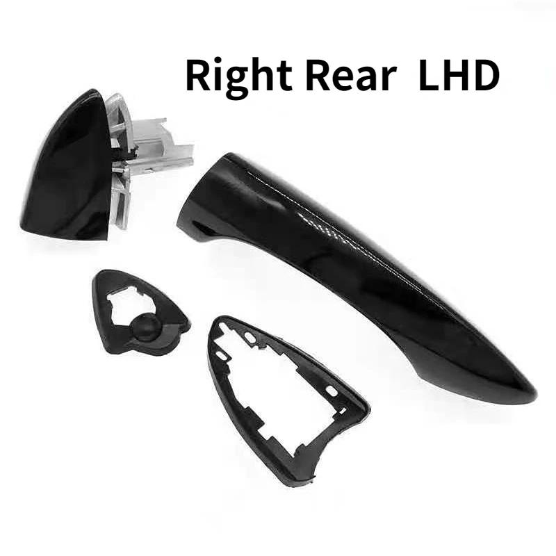 Внешние дверные ручки автомобиля с левым рулем, наружная ручка двери автомобиля для BMW X5 E53 2000-2006 ABS, автомобильные аксессуары