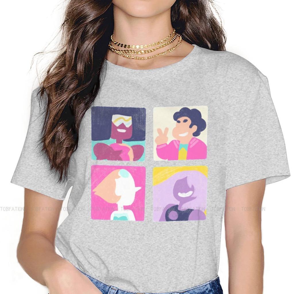Стивен Юниверс Анимация Научная Фантастика Футболка Унисекс Девочка 5XL Кристальные Самоцветы Коробки Юмор Отдых Свитшоты Футболка Новинка