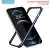 Bumper Case For iPhone 13 12 Mini 11 Pro Max 12Pro 11Pro XR X XS Luxury Aluminum Metal Silicone Phone Frame Blue Black Accessories