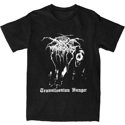 Мужчины Женщины Black Metal Band Darkthrone рубашки Одежда Смешные Хлопок Transilvanian Hunger Футболки Топ Футболка Одежда Для Взрослых