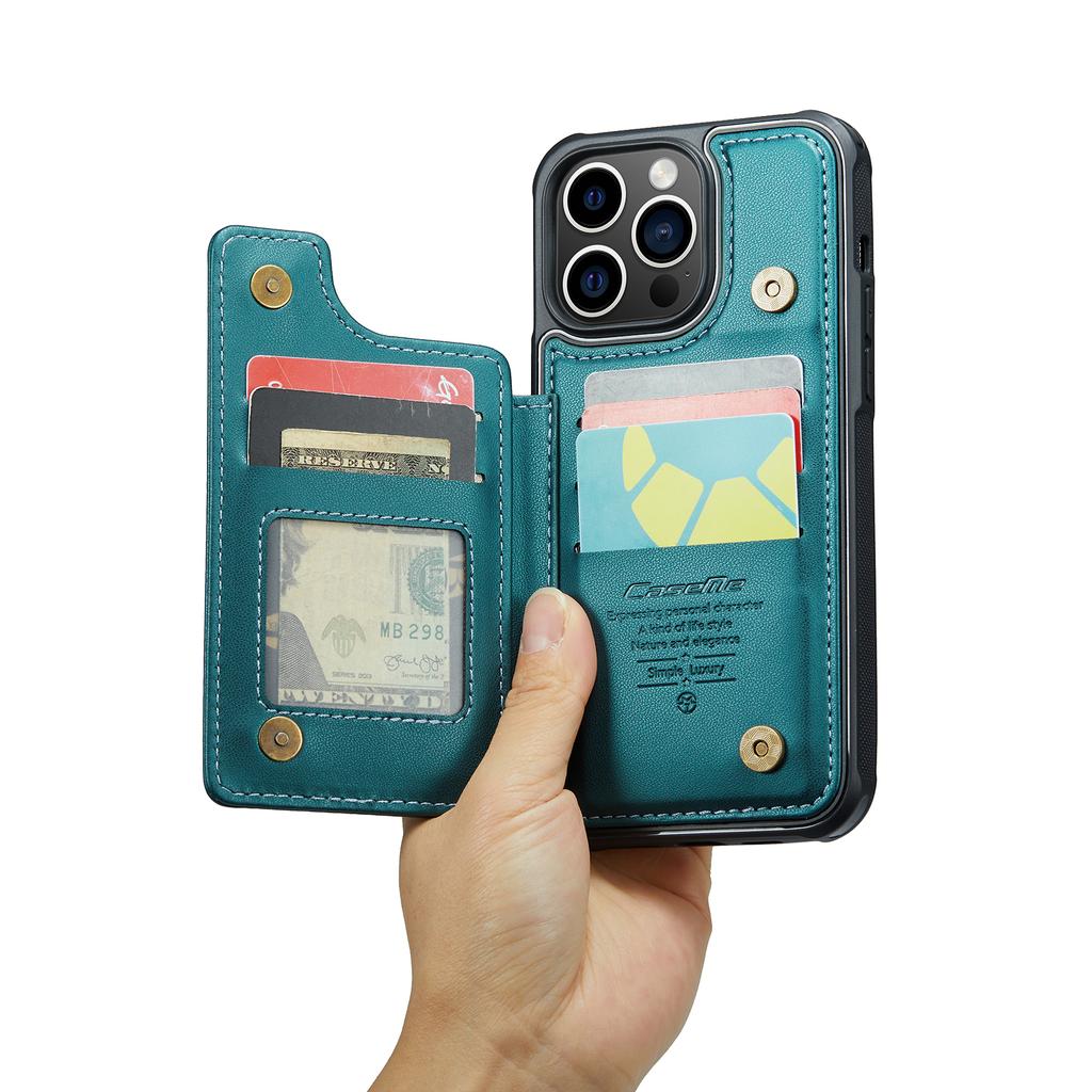 Для iPhone 7 8 Xs XR XS Max 11 12 13 14 15 16 серии Stand Card Wallet Интегрированный чехол для телефона из искусственной кожи премиум-класса