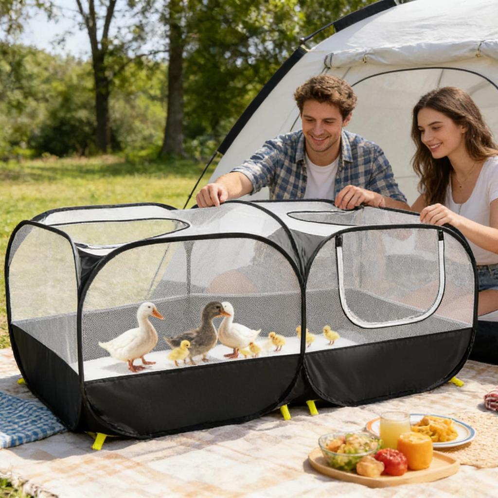 Многофункциональный двусторонний защитный вольер для животных, закрытый вольер для котят, для путешествий, на открытом воздухе, для животных, кошек, на землю, газон, сад