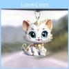 Очаровательное акриловое подвесное украшение в виде животного для украшения салона автомобиля в ярком стиле