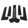 Surfboard Traction Pads Surf Pads EVA Tail Deck Grip AntiSlip Surf Traction Pad(5pcs Black )