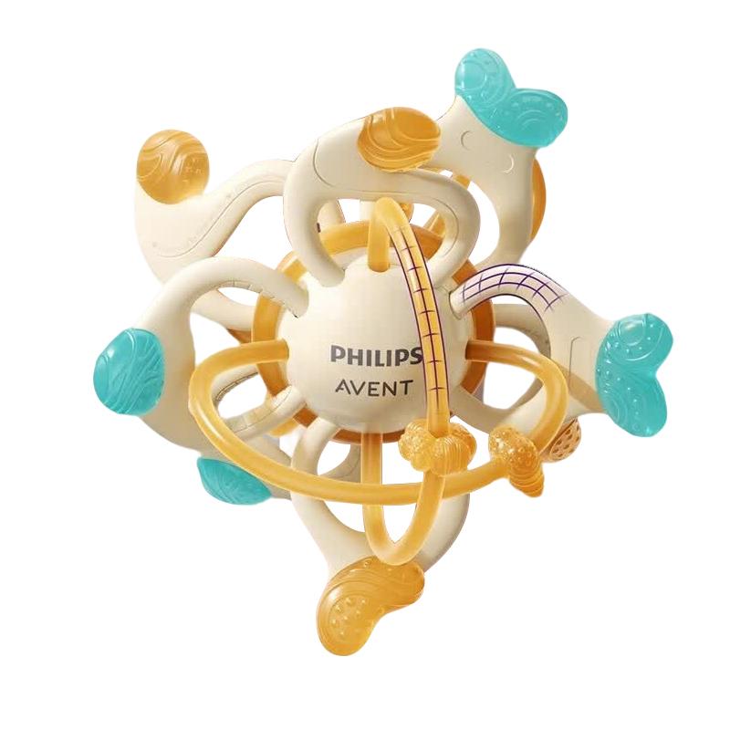 Philips Avent Манхэттенский прорезыватель из жидкого силикона, Игрушки для прорезывания зубов, Подходит для детей от 0 до 3 лет
