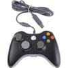 Gamepad - Microsoft - Xbox 360 - Wired - Black - PC Compatible