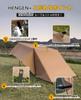 GOGlamping Square Tarp TC Square Tarp Polycotton Bonfire Safe Loops и специальная водонепроницаемая лента 500 мм Водонепроницаемый водоотталкивающий светильник