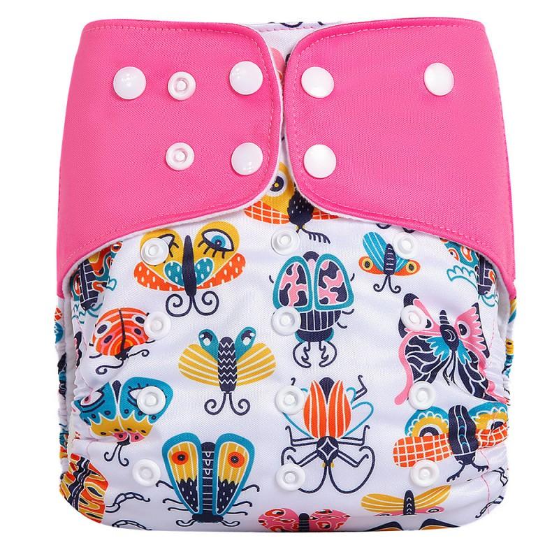 Reusable Washable Training Pants Toddlers Breathable Leak-Proof Diaper Cover With Waterproof Crotch Adjustable Size