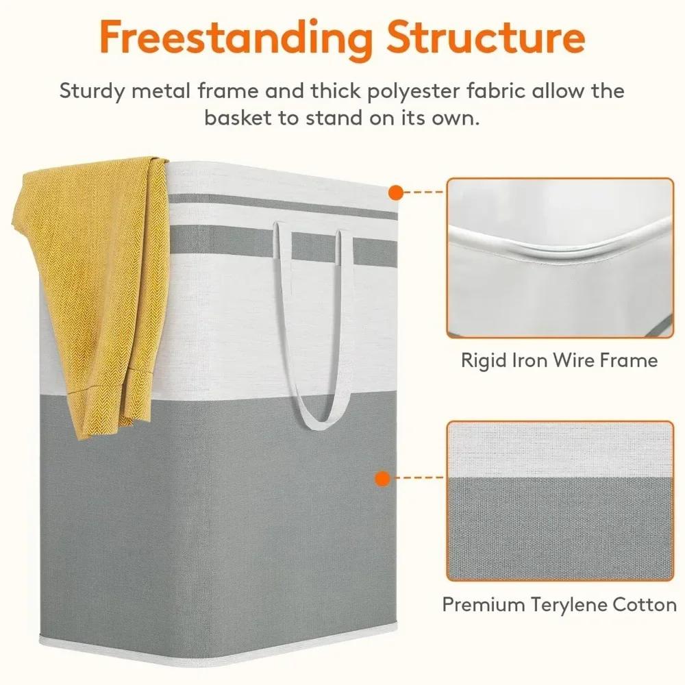 Водонепроницаемая корзина для грязного белья Простой ящик для хранения большой вместимости Простая складная корзина для грязного белья Легко хранить Сумка для хранения