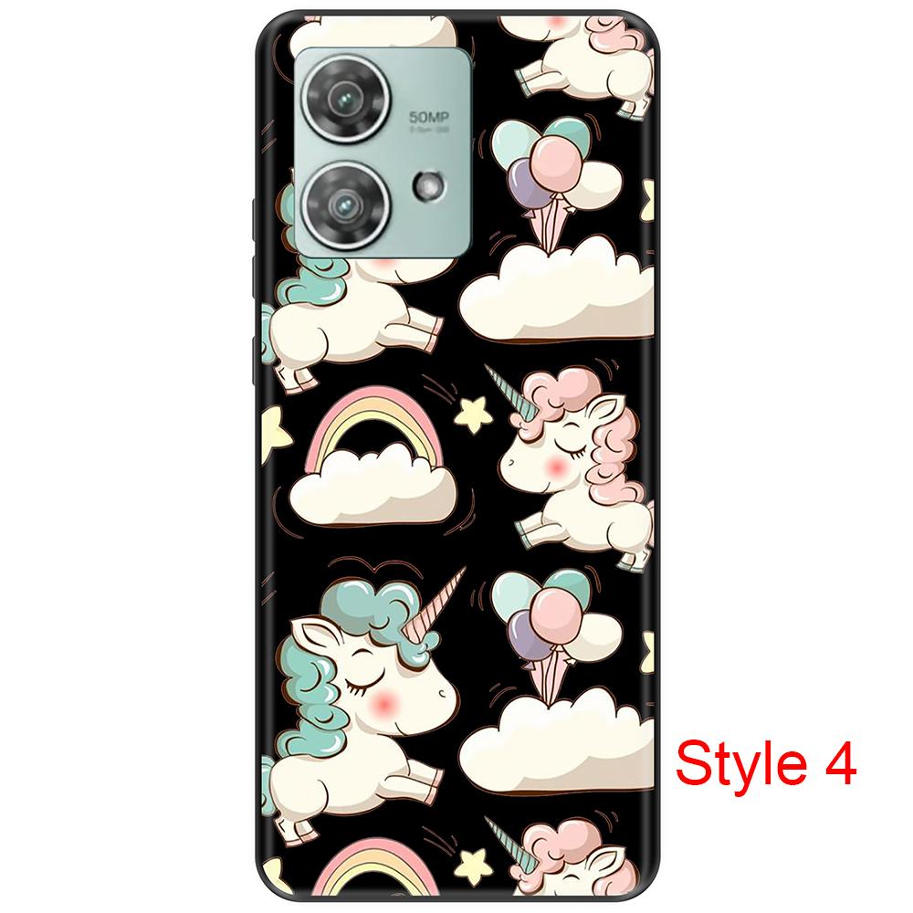 Чехол для Motorola Edge 40 Neo для Moto Edge 40 Neo, модный индивидуальный силиконовый защитный чехол, чехлы для телефонов Edge 40 Neo, силиконовый чехол против падения