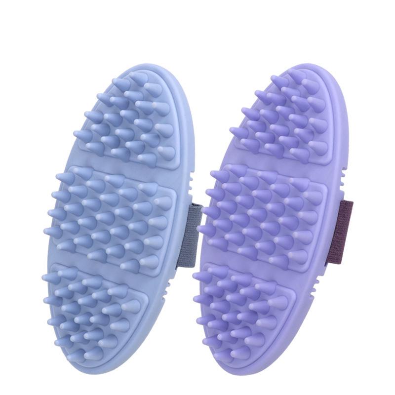 Soft Oval Horse Grooming Brush - Bendable Massage Comb