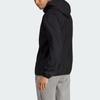 adidas Originals Trefoil Logo Print Zip Hoodie Jacket Мужские куртки черные IA6362