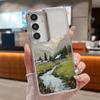 Mountain Valley Camping Art Case For Samsung A57 A37 A17 A56 A36 A26 A16 A55 A54 5G S21 FE S22 S23 S24 S25 Plus S26 Ultra Clear Soft Cover