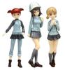 Girls Panzer the Movie Continuation High School Figure Set Model Tankery Uniform Version Packed with Everything You Need To Know & 1/35