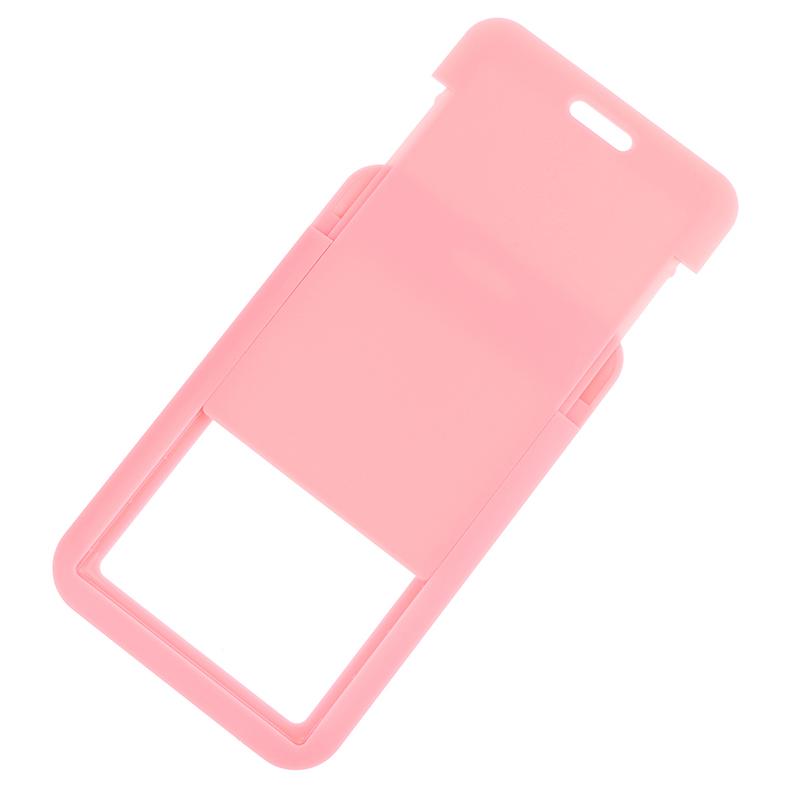 1 шт. Двусторонняя обложка для кредитной карты, жесткие пластиковые держатели для бейджей с прорезью для бейджа для персонала мероприятия, держатель для удостоверения личности, ремешок для пропуска