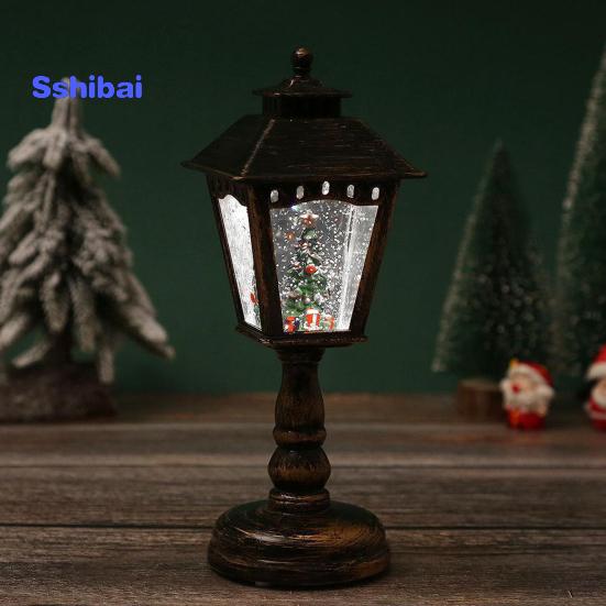 Рождественский снежный шар, свечи, лампа на батарейках, жуткая вращающаяся вода, блестящий снеговик, Рождественская елка, ночник