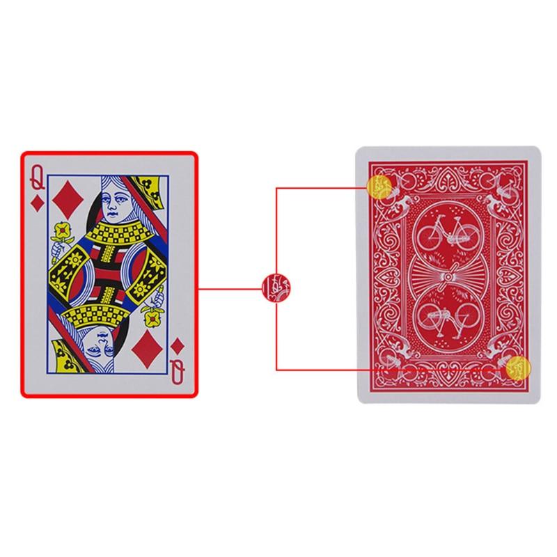 1PC Secret Marked Poker Cards See Through Playing Cards Magic Toys Simple Unexpected Magic Tricks
